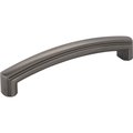 Jeffrey Alexander 128 mm Center-to-Center Brushed Pewter Delgado Cabinet Pull 519-128BNBDL